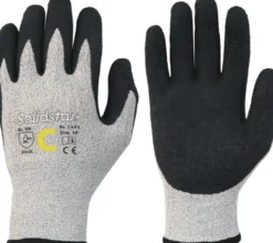 LEIPOLD Schnittschutzhandschuhe Solidstar 1443 grau / schwarz EN 388 PSA II Gr. 10 - 1443-10