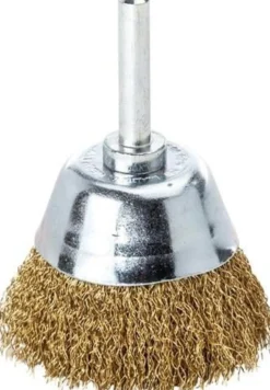 Lessmann Topfbürste Ø 50 mm Schaft 6 mm Drahtstärke 0,2 mm - 435542