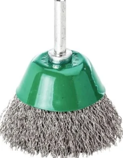 Lessmann Topfbürste Ø 50 mm Schaft 6 mm Drahtstärke 0,3 mm - 435362