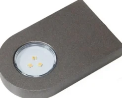 L&S Anbauleuchte Glaspoint Warmweiß od.Emotion 12 V 0,8 W Rahmen Edelstahlfarben - 2000073