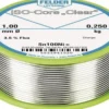Lötdraht ISO-Core® Clear 1mm 250g Sn100Ni+ FELDER