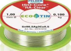 Lötdraht 1mm 100g Sn96,5Ag3,0Cu0,5 FELDER