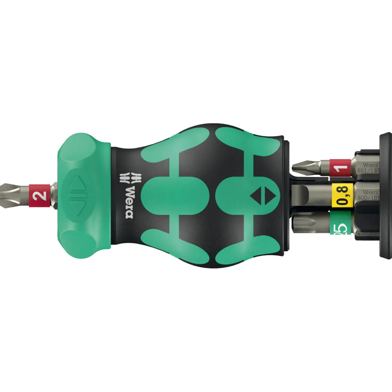 Magazinbithalter KK Stubby Magazin RA 1 6-tlg.BZT Schlitz/PH/TORX® WERA