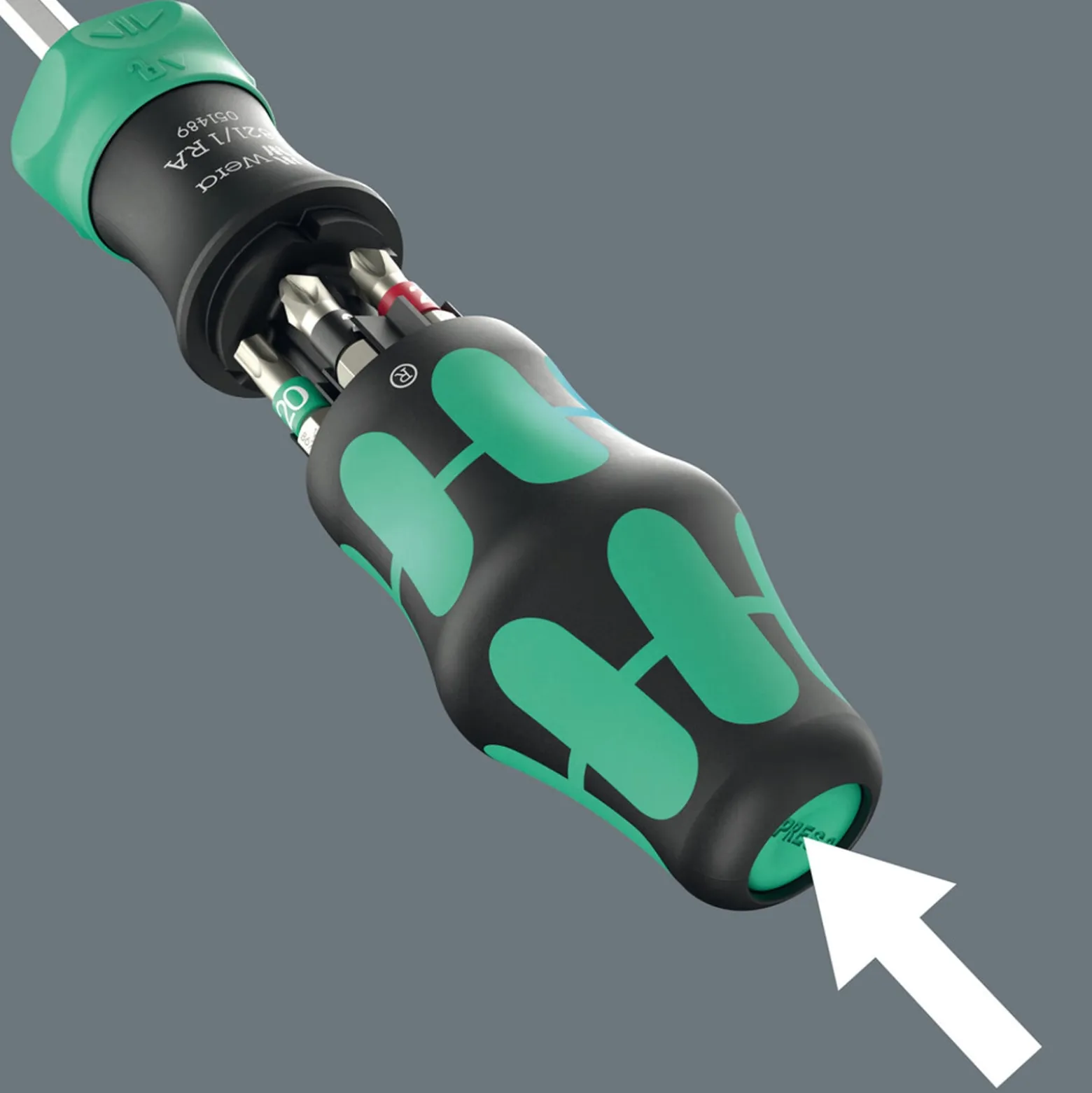 Magazinbithalter Kraftform Kompakt 28 RA 6-tlg.WERA