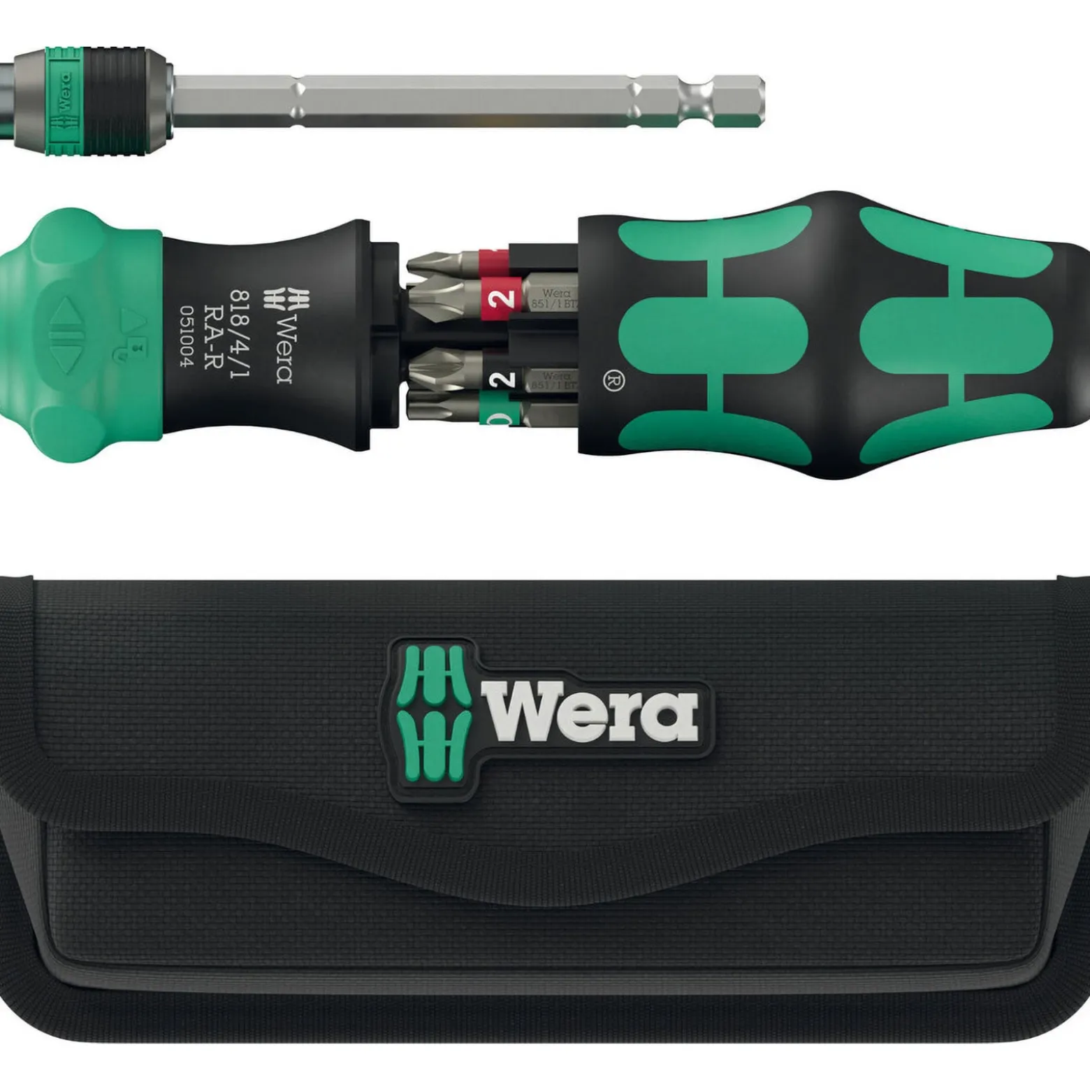 Magazinbithalter Kraftform Kompakt 20 RA-R 6-tlg.m.Tasche WERA