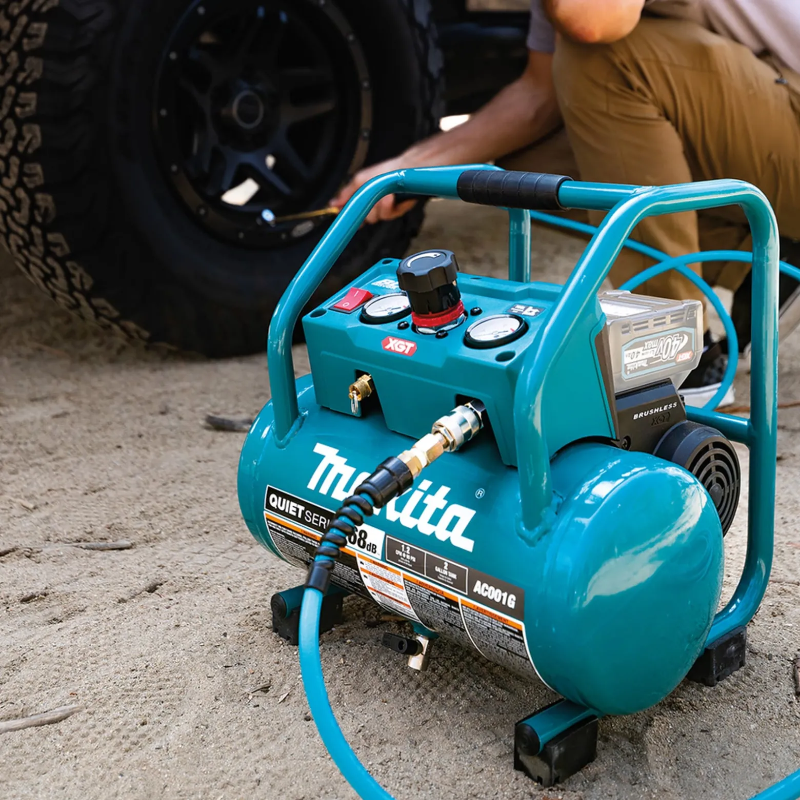 Makita AC001GZ Akku-Kompressor XGT 40 V 7,5 l Solo