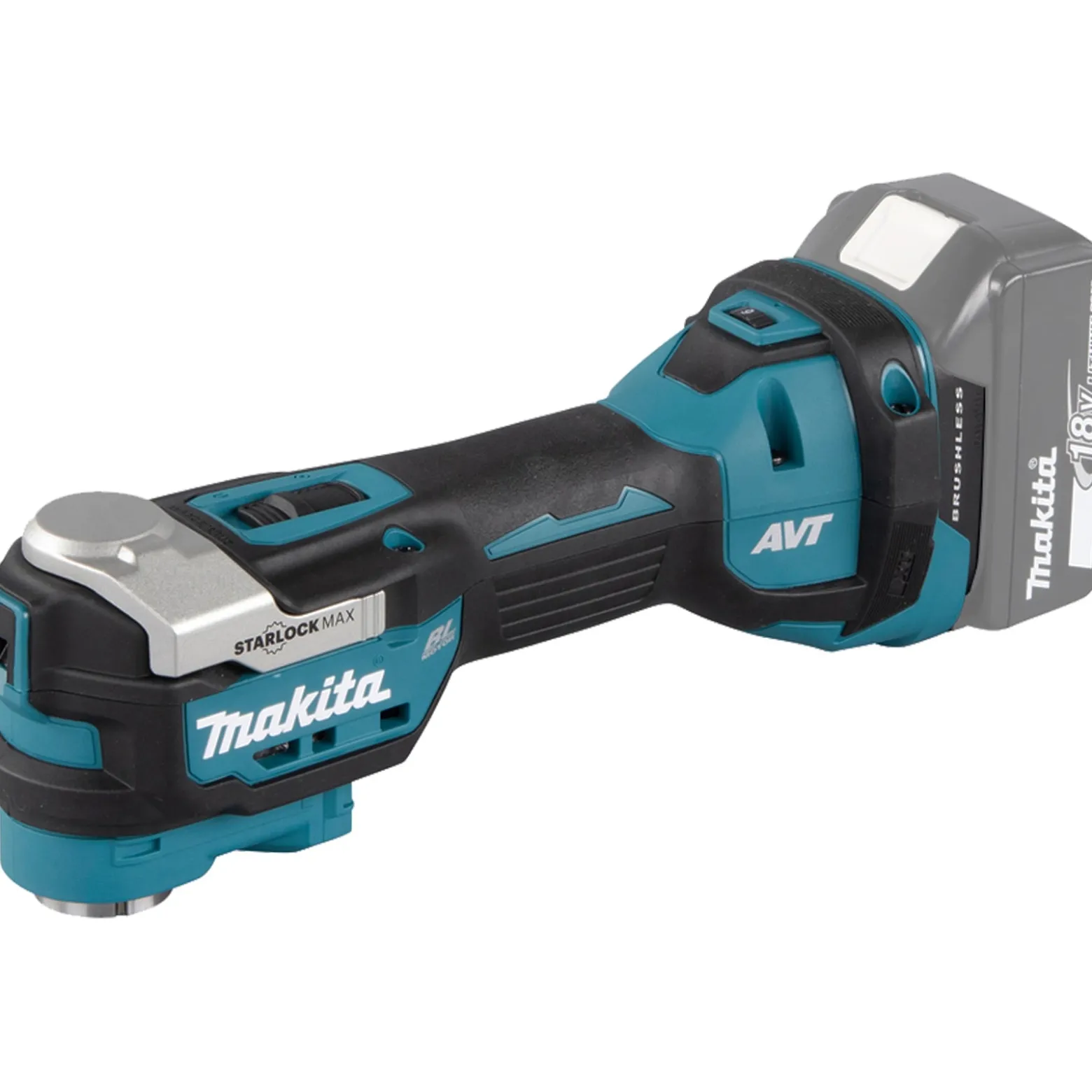 Makita Akku-Multifunktionswerkzeug 18V Solo + 33tlg. Zubehör-Set im MAKPAC - DTM52ZJX2