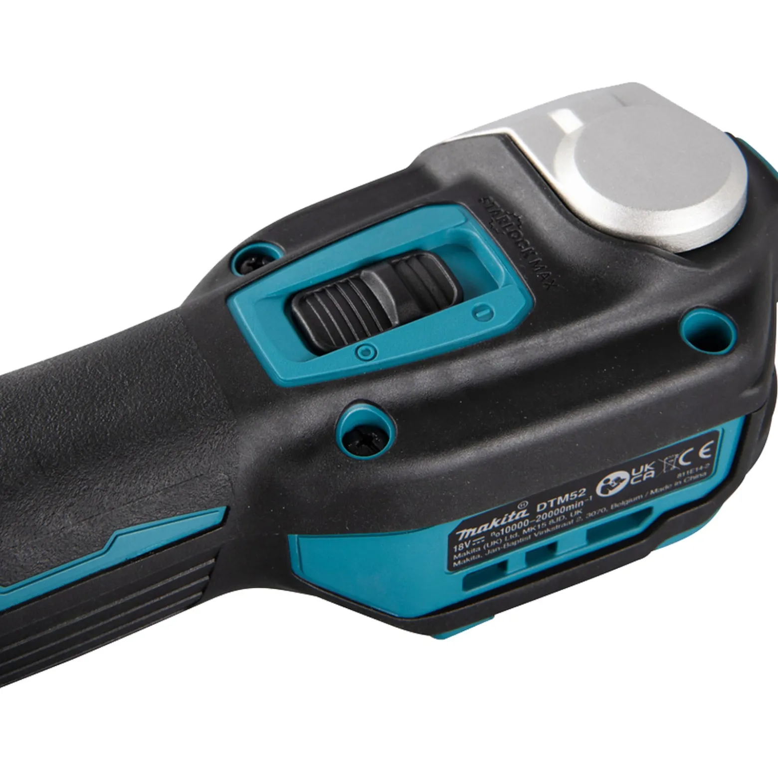Makita Akku-Multifunktionswerkzeug 18V Solo + 33tlg. Zubehör-Set im MAKPAC - DTM52ZJX2