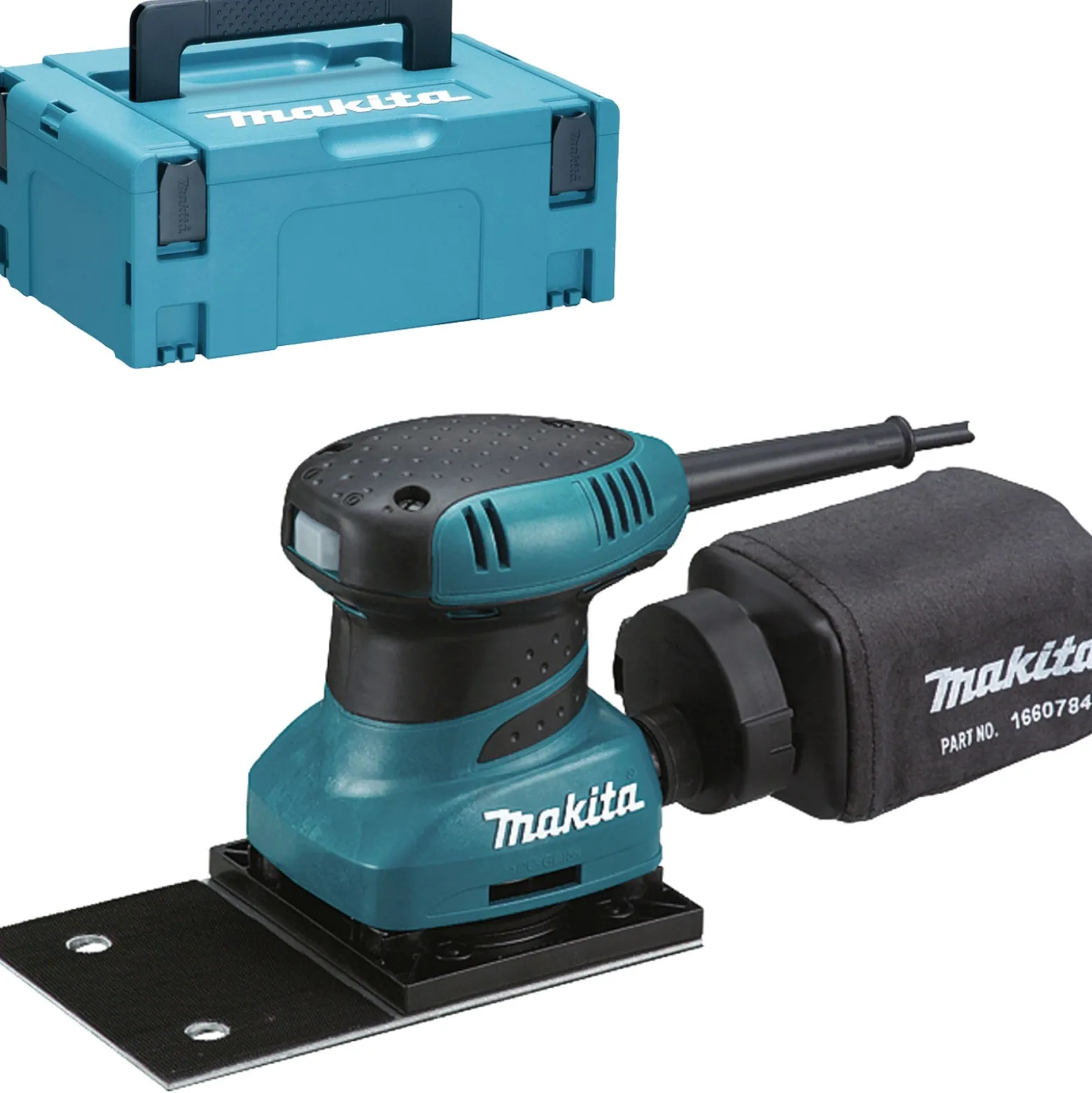 Makita BO4566J Faust-Schwingschleifer 200 W im MAKPAC
