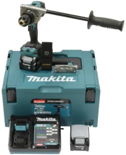 Makita DF001GD203 Akku-Bohrschrauber 40V max. / 2x 2,5 Ah Akku + Schnellladegerät im MAKPAC + Side-Kick