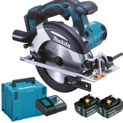 Makita DHS630RTJ Akku-Handkreissäge 66 mm 18 V Ø 165 mm / 2x 5,0 Ah Akku + Ladegerät im Makpac