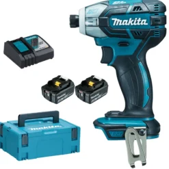 Makita DTS141RTJ Akku-Impulsschrauber 18 V / 2x 5,0 Ah Akku + Ladegerät im Makpac