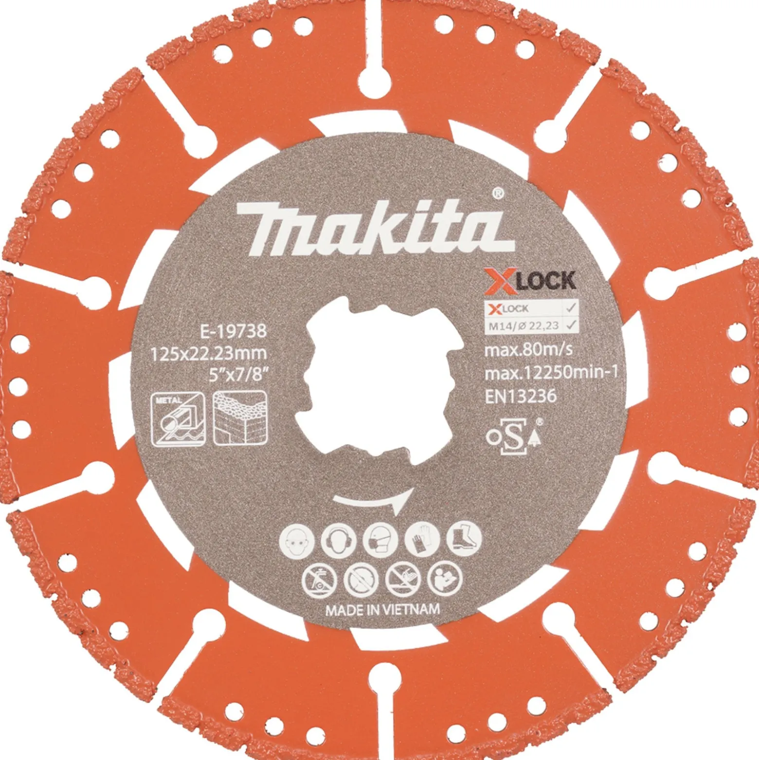 Makita E-19738 Diamanttrennscheibe Rescue 125 mm