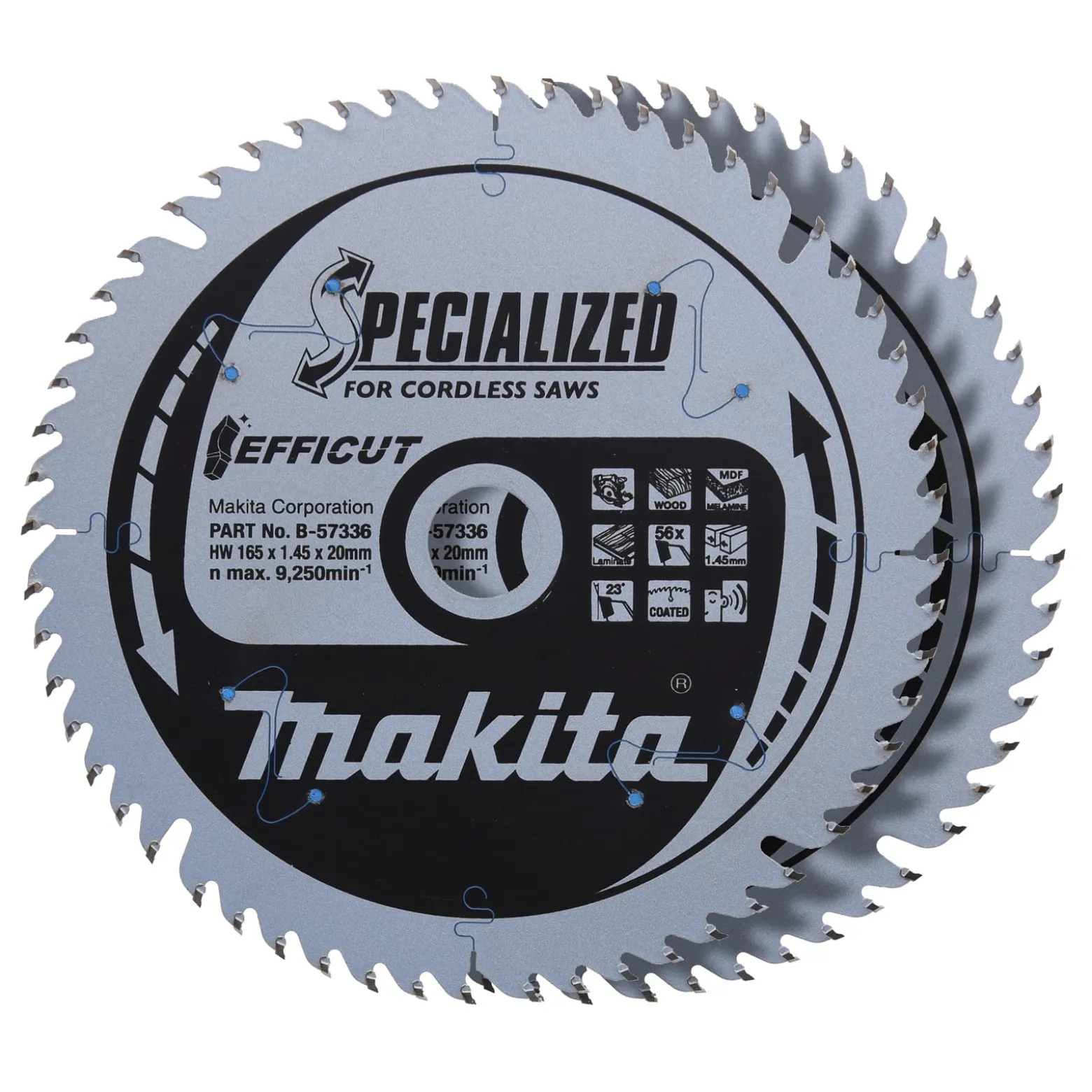 Makita EFFICUT Sägeb.165x20x56Z 2Stk. - B-57336-2