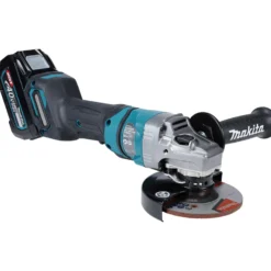 Makita GA050GM201 Akku-Winkelschleifer Ø 125 mm 40 V max. / 2x 4,0 Ah Akku + Ladegerät im MAKPAC