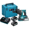 Makita HR004GM201 Akku-Kombihammer 40V / 2x 4,0 Ah Akku + Ladegerät im Makpac