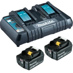 Makita Power Source-Kit 18 V / 2x 4,0 Ah Akku + Doppelladegerät - 199481-4
