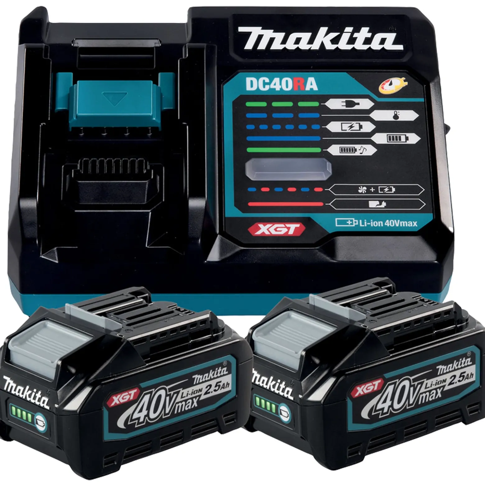 Makita Power Source Kit 40V / 2x 2,5 Ah - 191L76-1