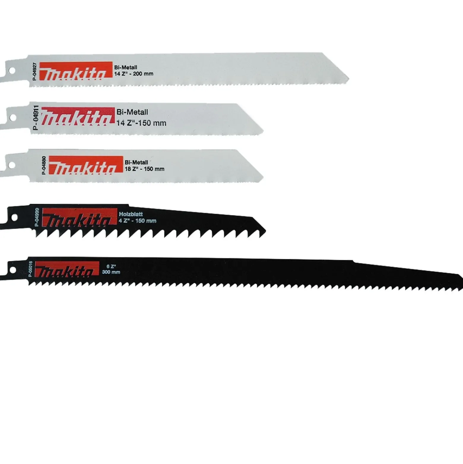Makita Recipro-Sägeblatt-Set 5tlg. - P-83945