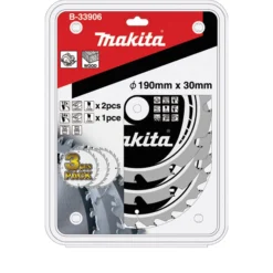 Makita Sägeblatt-Set 190x30(2x12Z+24Z) - B-33906