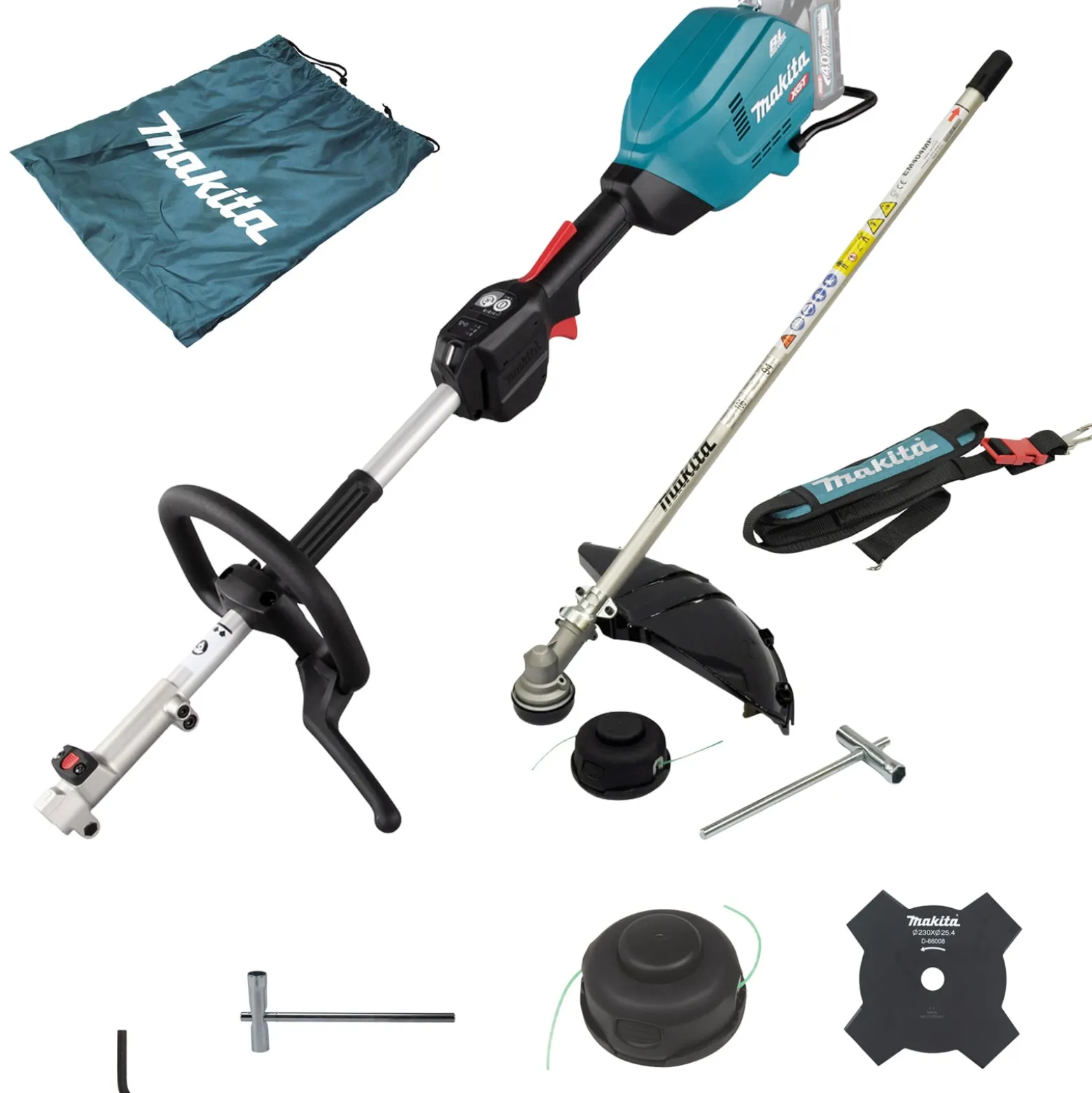 Makita UX01GZ01 Akku-Multifunktions-Antrieb 40V Solo inkl. Sensenaufsatz