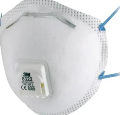 3M Atemschutzmaske 8322 FFP2 / V NR D - 7100010817
