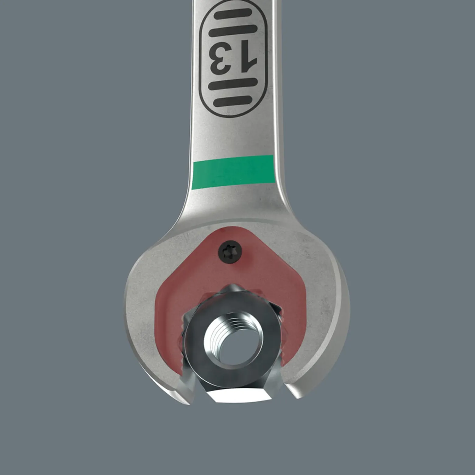 Maulringratschenschlüssel 6007 Joker SW 17mm L.304,5mm WERA