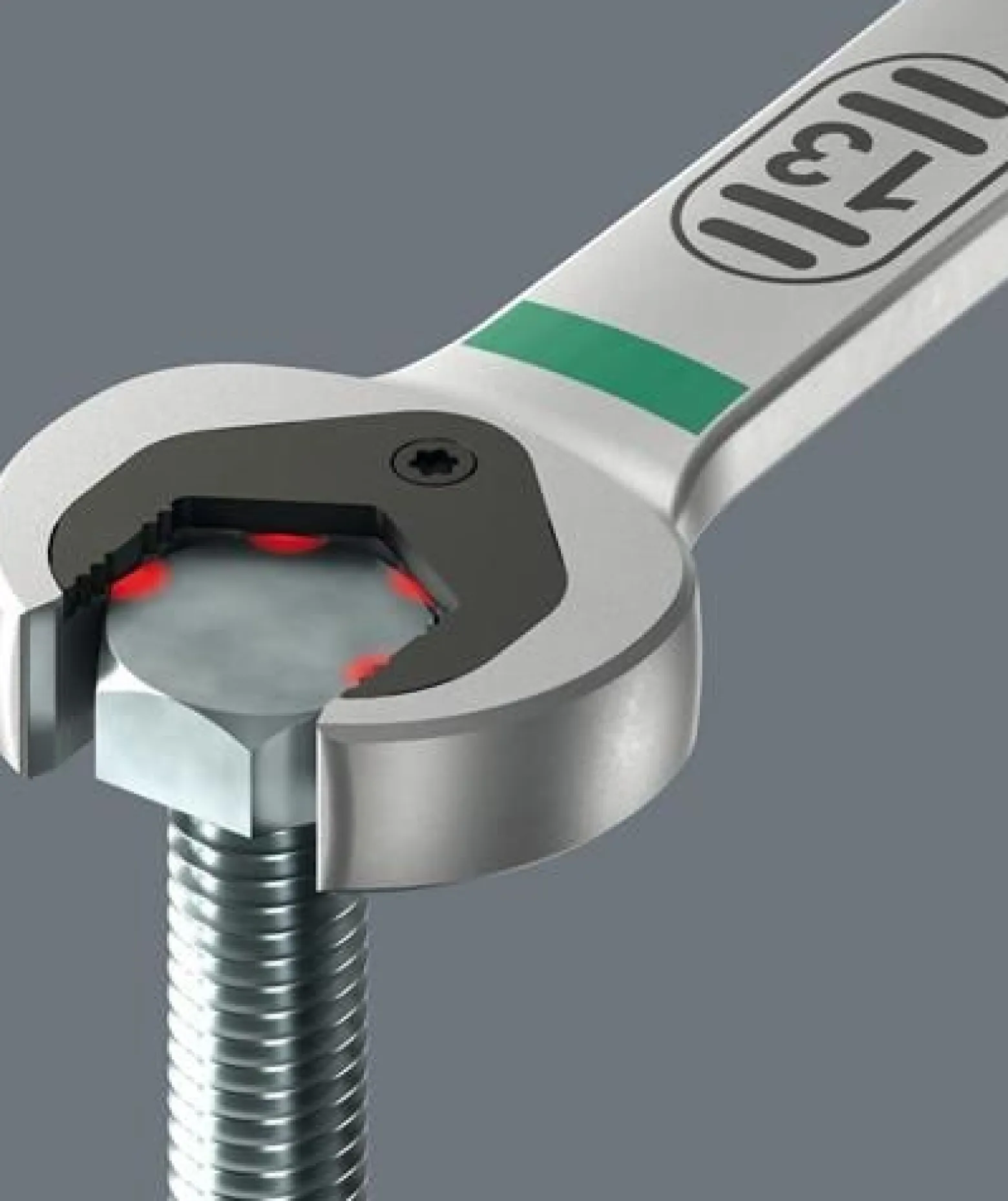 Maulringratschenschlüssel 6007 Joker SW 17mm L.304,5mm WERA