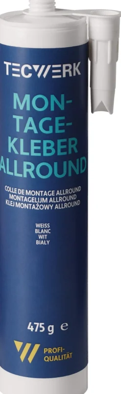 Montagekleber Allround weiß 475g Kartusche TECWERK
