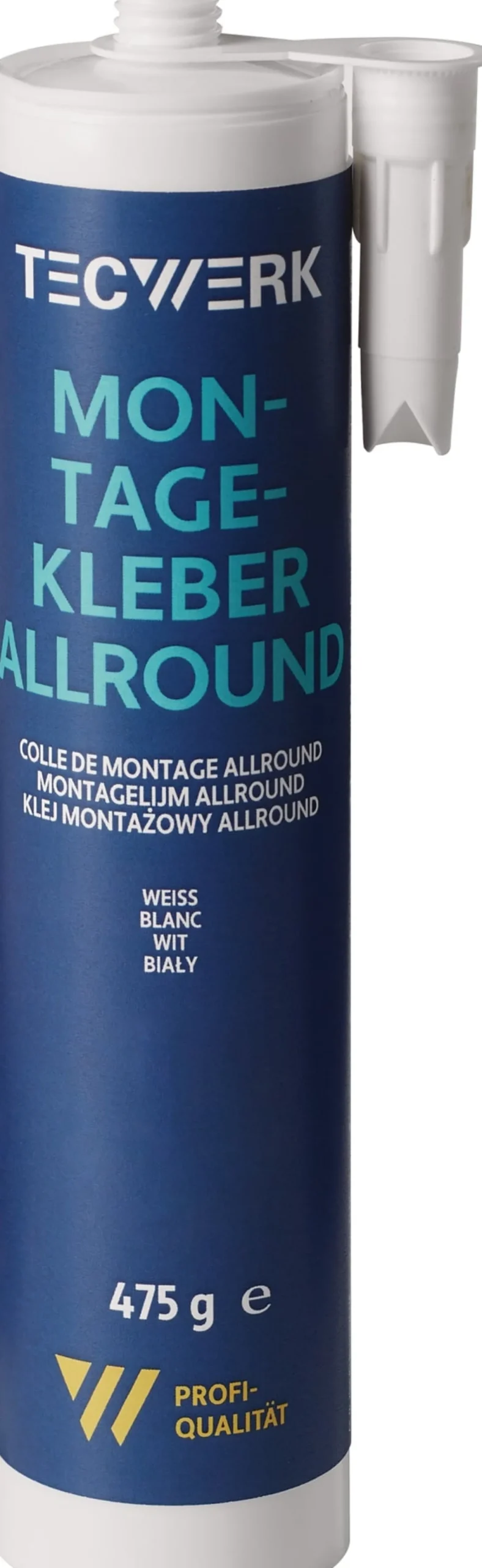 Montagekleber Allround weiß 475g Kartusche TECWERK