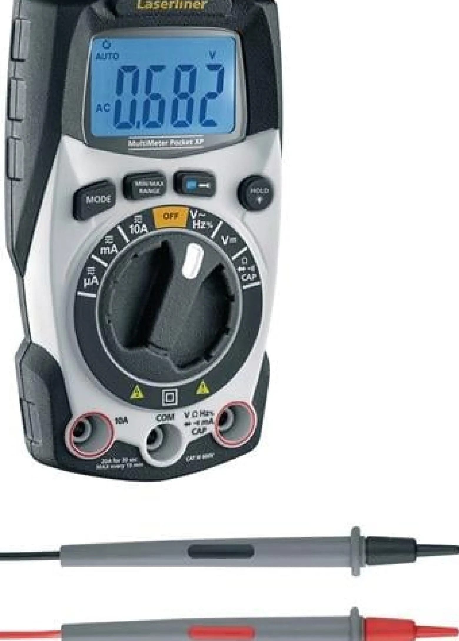 Multimeter Pocket XP 0,1 V-600 V AC/DC Phasenprüfer LASERLINER