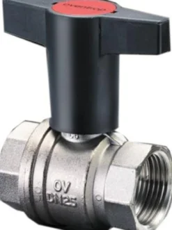 OV Knebelgriff-Kugelhahn Optibal PN 16, Messing DN 25, 1Z IG