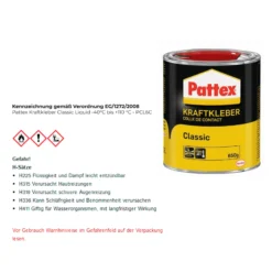 Pattex Kraftkleber Classic Liquid -40°C bis +110 °C - PCL6C