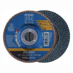PFERD Fächerscheibe POLIFAN Z PSF STEELOX Ø 115 mm Körnung Z-40 konisch - 67764115