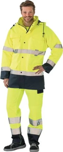 Planam Warnschutzparka Größe XL gelb / marine - 2057056