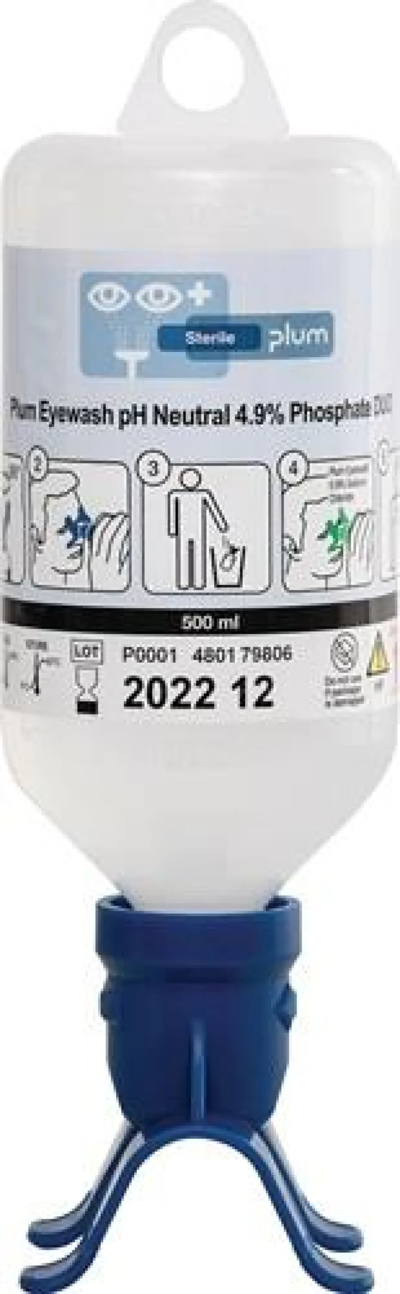 plum Augenspülflasche DUO pH Neutral 0,5 l - 4801