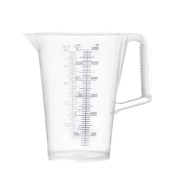PRESSOL Messbecher 3l blau bedruckte Skala PP - 7084