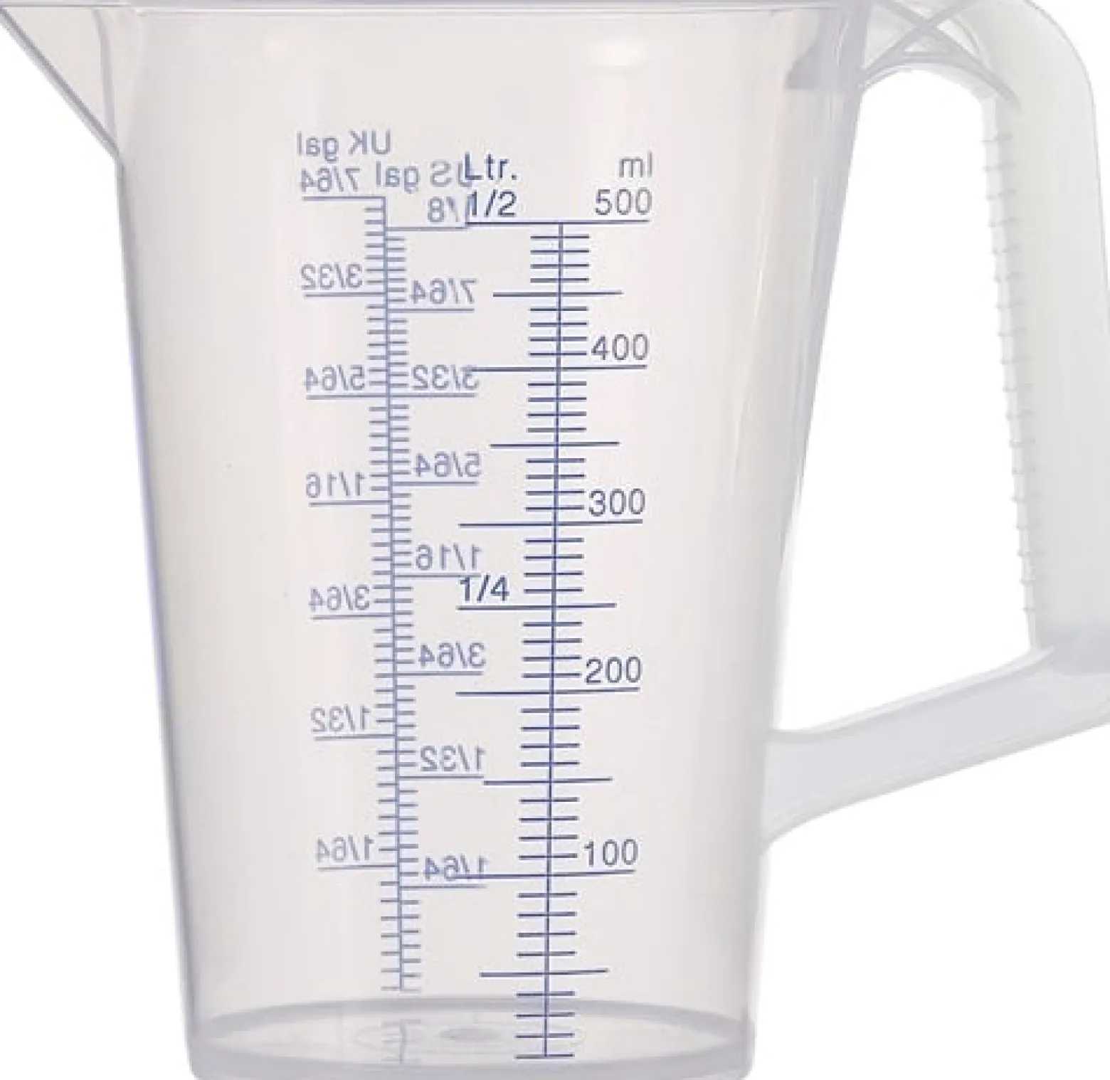 PRESSOL Messbecher 0,5l blau bedruckte Skala PP - 7081