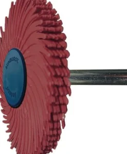 Radialbürstenscheibe Sunburst D.51mm K.220 Rot 10000min-¹ TYROLIT