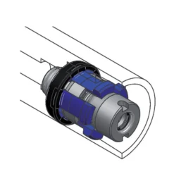 Röhm Automatischer HSK-Spannsatz mit Führungen, A80/B100, für höhere Drehzahlen geeignet - 474917