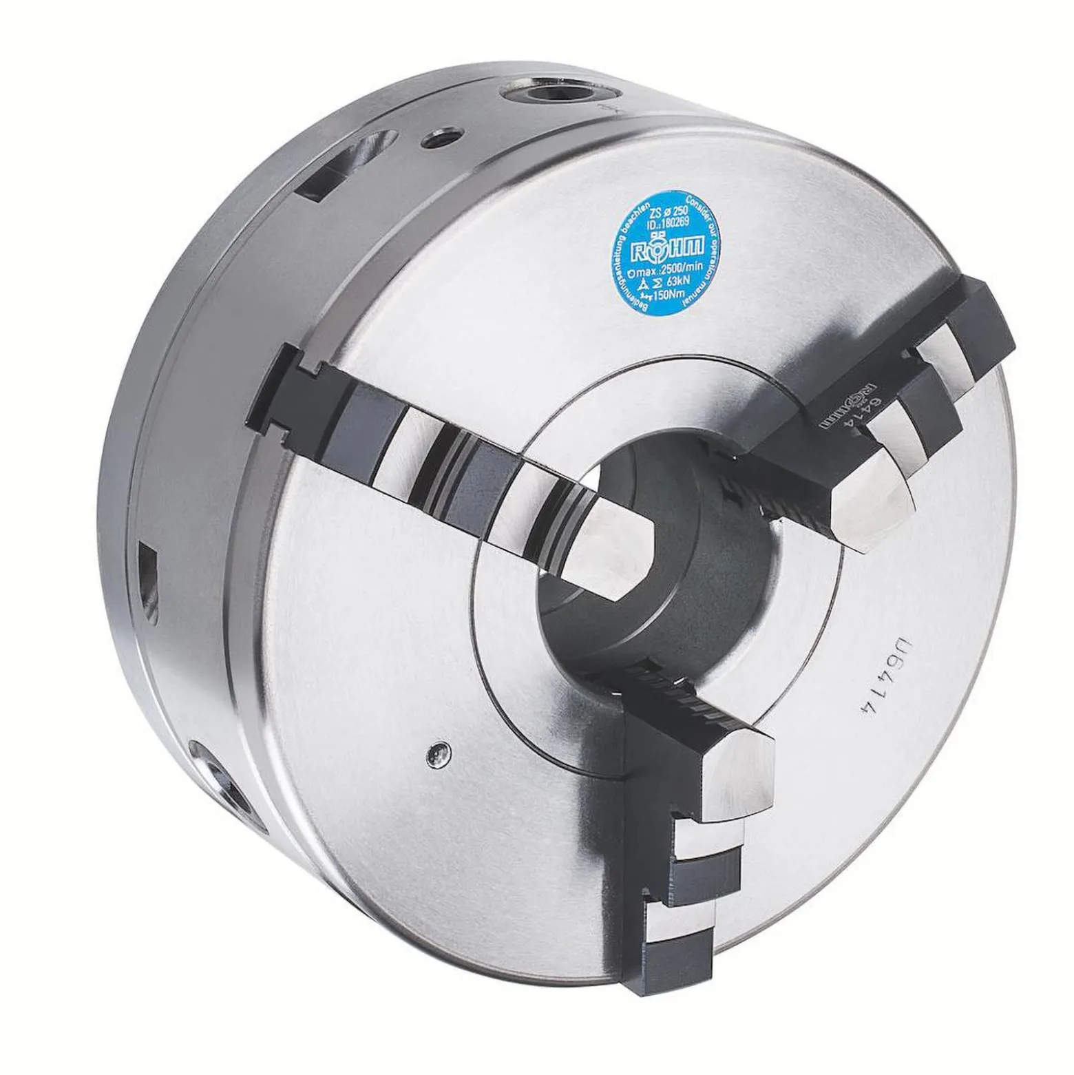 Röhm Dreh- und Schleiffutter ZS Hi-Tru, Größe 80, 3-Backen, DIN 6350 - 180259