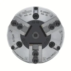 Röhm Kraftspannfutter KFD 400, 3-Backen, Standardausführung, Zylindrische Zentrieraufnahme - 040660