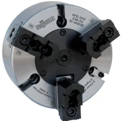 Röhm Kraftspannfutter KFD 110, 3-Backen, mit Kreuzversatz, Zylindrische Zentrieraufnahme - 004266