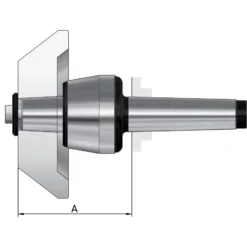 Röhm Mitlaufender Zentrierkegel, Aufnahme MK 4, Größe 108, auswechselbar, 75° - 304562