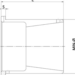 Röhm Spannhülse Min. Ø 21,7 Ausführung R - vulkanisiert Größe KFR / MFR 1 - 1015717