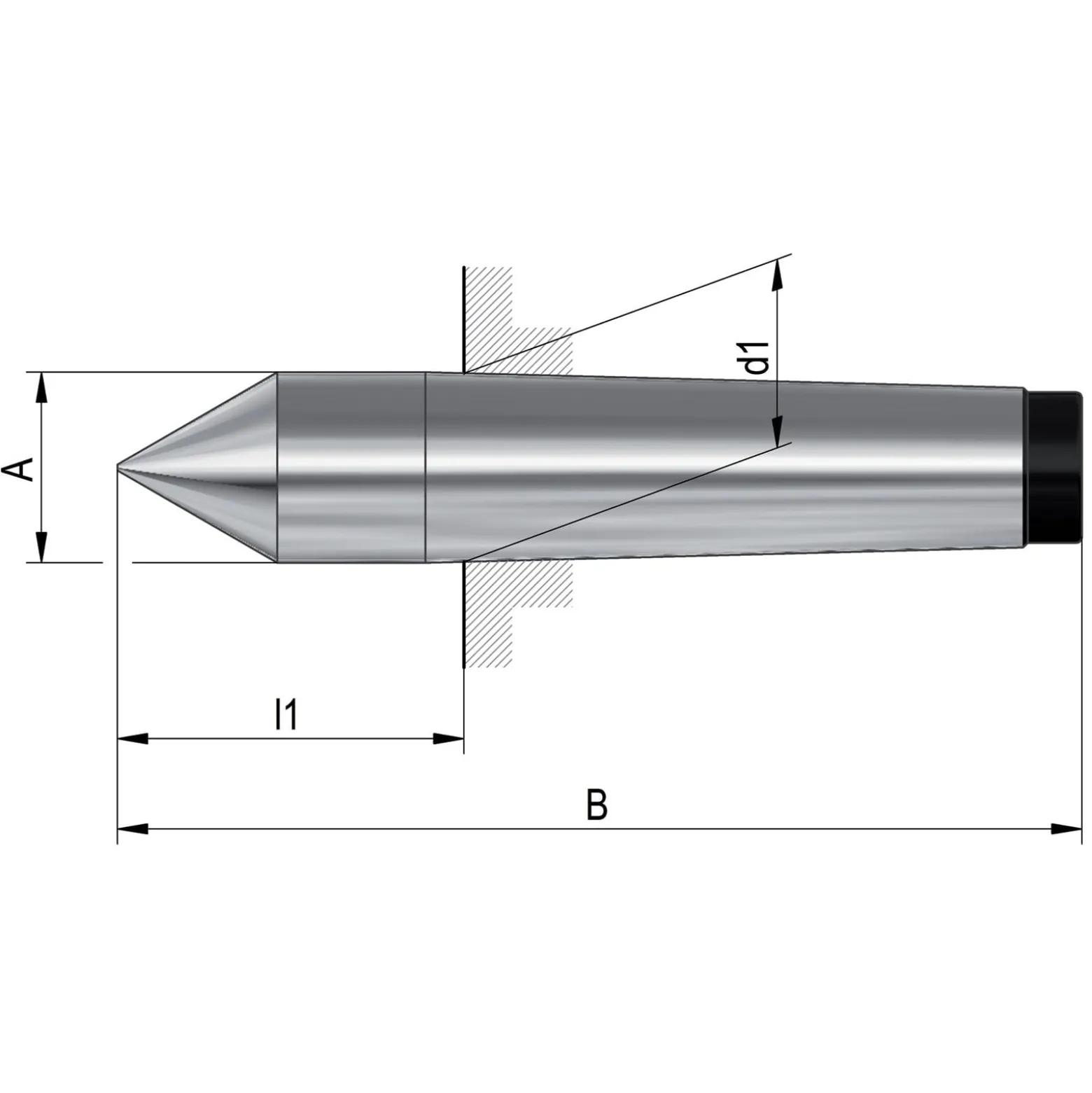 Röhm Zentrierspitze Typ 665 MK3 - 13711