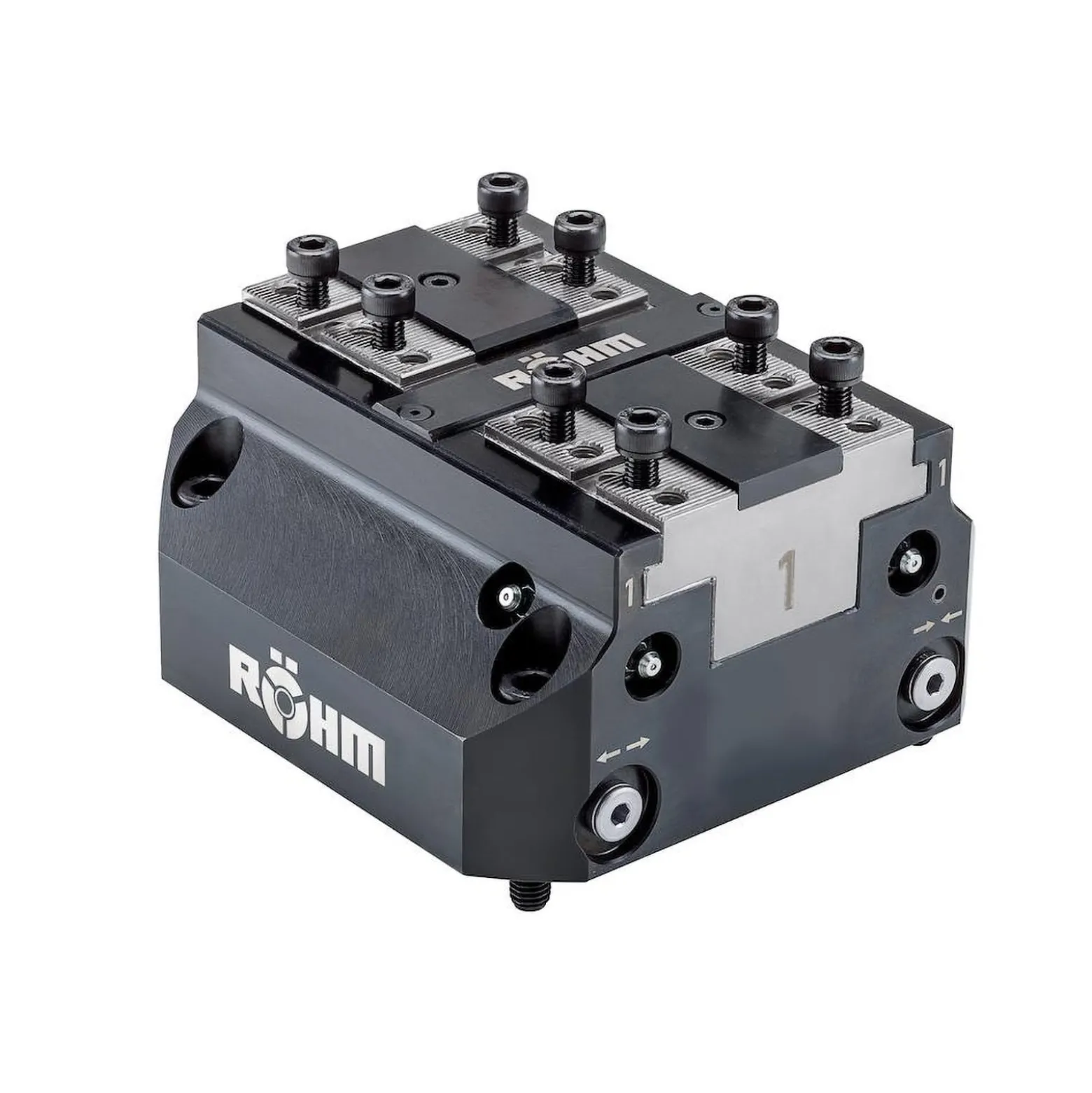 Röhm Zentrischspanner KZS-PG, Größe 250, großer Backenhub, Spitzverzahnung 1,5 x 60° - 181495