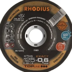 RHODIUS Trennscheibe XTK6 EXACT Ø 125 x 0,6 mm INOX 22,23 mm - 210829