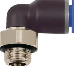 Riegler L-Steckverschraubung Blaue Serie AG G 1/2″ SW 24 mm m. O-Ring drehb. zyl. 8 mm - 109276