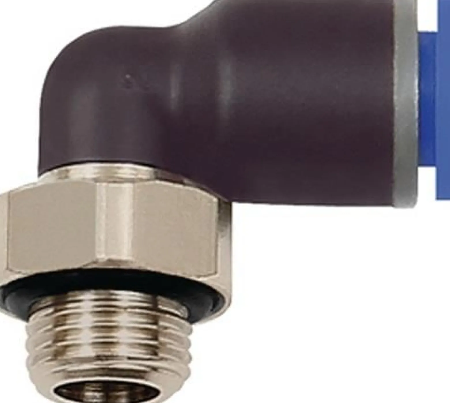Riegler L-Steckverschraubung Blaue Serie AG G 1/2″ SW 24 mm m. O-Ring drehb. zyl. 8 mm - 109276
